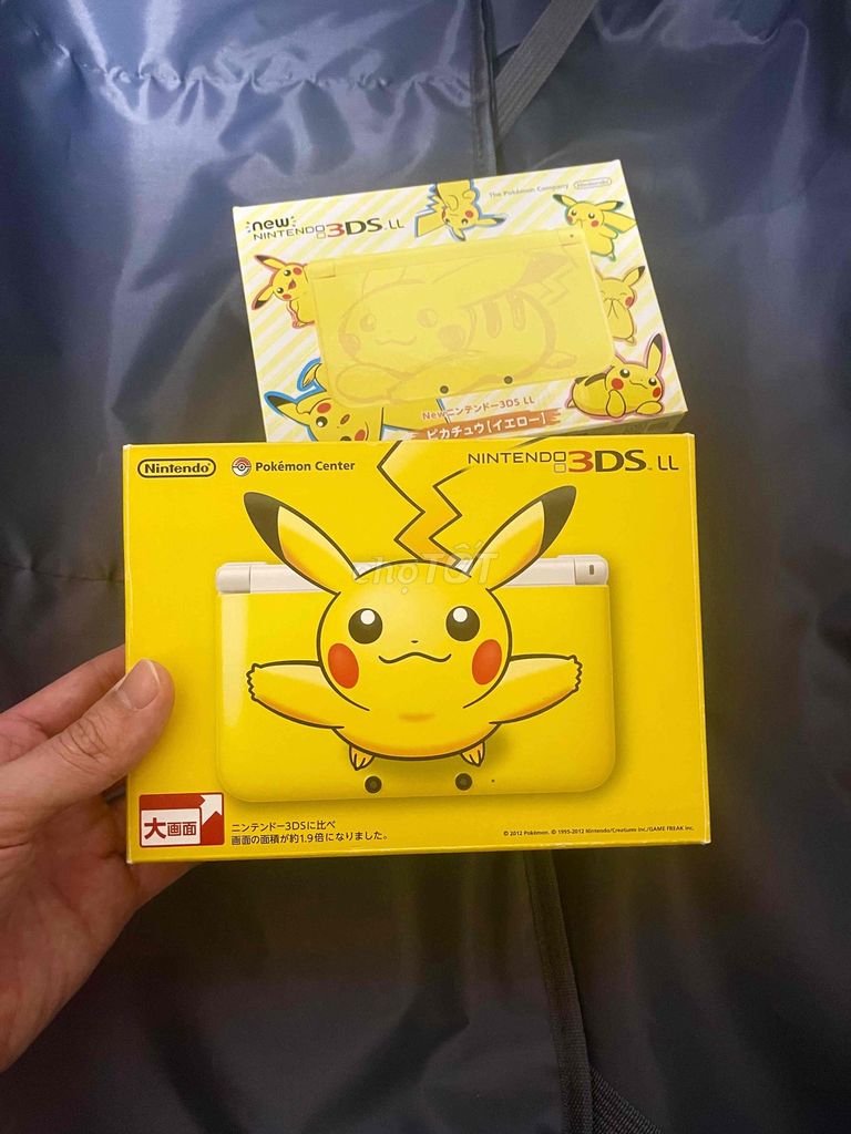 Máy chơi game Nintendo New 3DS LL Pikachu. Mua bán Thiết bị chơi game tại Thành phố Nha Trang Khánh Hòa được đăng bởi Nguyễn Thế Vinh hình 1