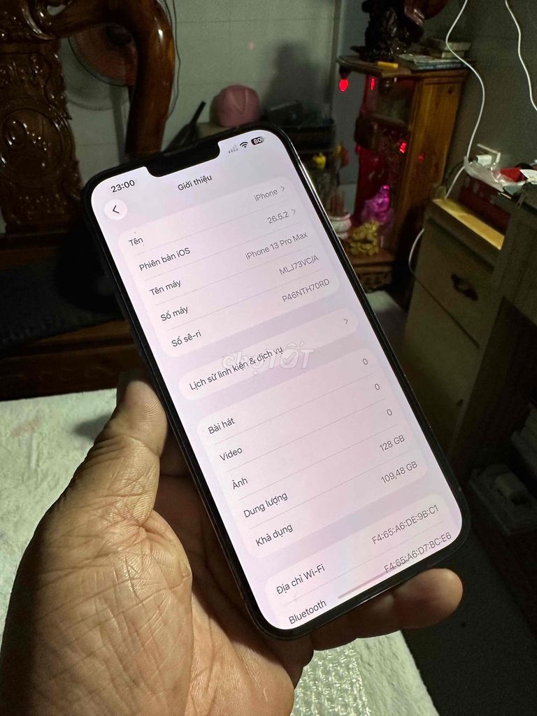 Apple iPhone 13 Pro Max 128GB xanh Quốc tế Mỹ 99%. Mua bán Điện thoại tại Thành phố Biên Hòa Đồng Nai được đăng bởi thanh hình 1