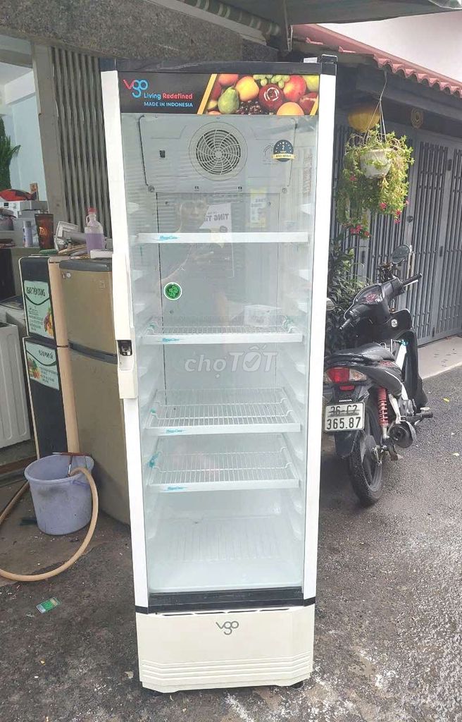 Thanh lý tủ mát Vgo 250L chạy tốt còn mới