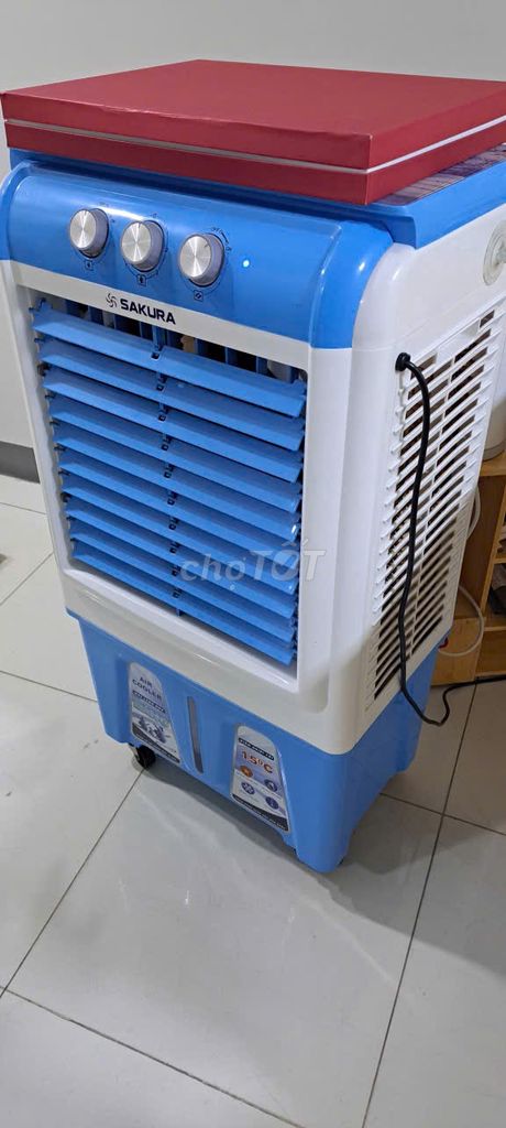 Quạt điều hòa Sakura 20L Trắng, Xanh đã sử dụng. Mua bán Quạt tại Thành phố Thuận An Bình Dương được đăng bởi Nguyen Hoa hình 1