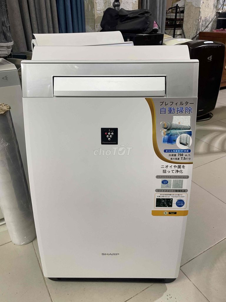 Máy lọc không khí Sharp KI-GX75 Trắng 2018. Mua bán Máy lạnh, điều hoà tại Quận Bắc Từ Liêm Hà Nội được đăng bởi Trường đồ bãi  hình 1