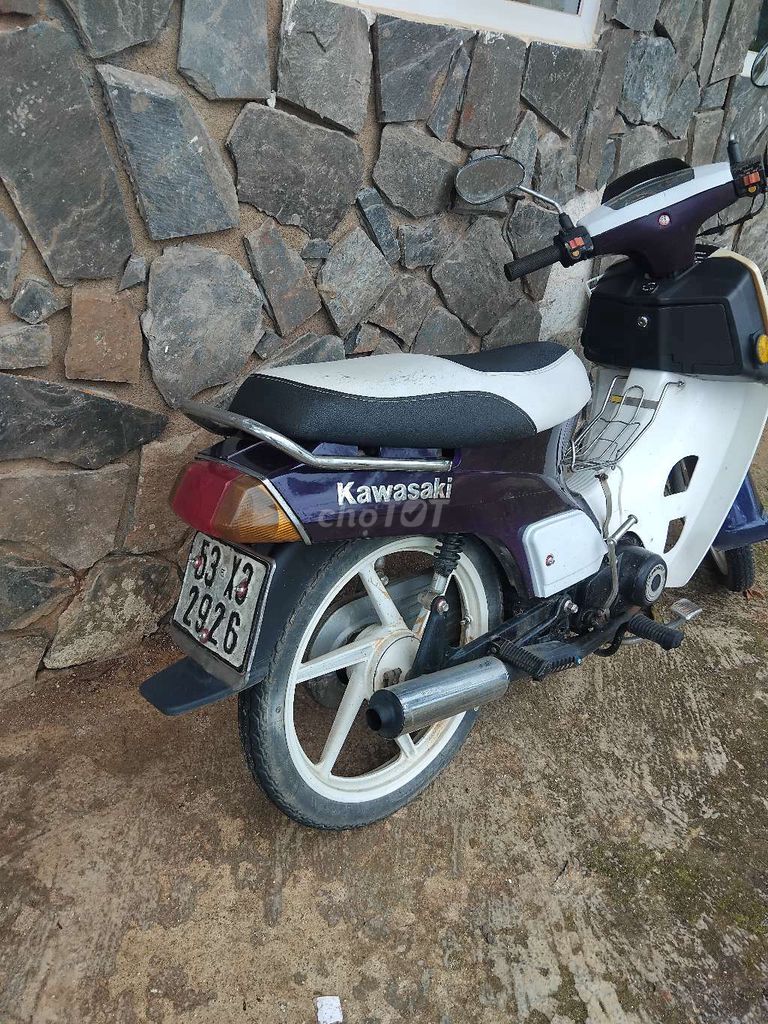 Японский мопед Kawasaki Max 2, сине-белый
