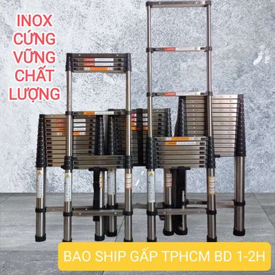 Thang rút đơn Inox Nakita giao gấp 1-2H TPHCM BD
