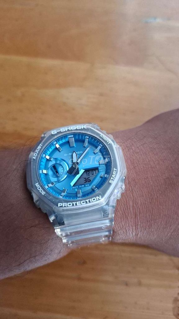 Đồng hồ G-Shock trong suốt xanh. Mua bán Đồng hồ tại Thành phố Vũng Tàu Bà Rịa - Vũng Tàu được đăng bởi HUYNHTANNIEN Fulro hình 1