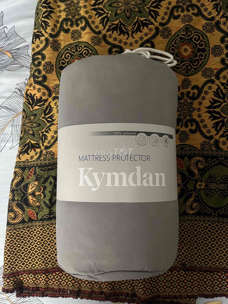 Tấm bảo vệ nệm Kymdan Polyester Xám 200x180. Mua bán Giường, chăn ga gối nệm tại Thành phố Thủ Đức Tp Hồ Chí Minh được đăng bởi Nội thất thanh lý hình 1