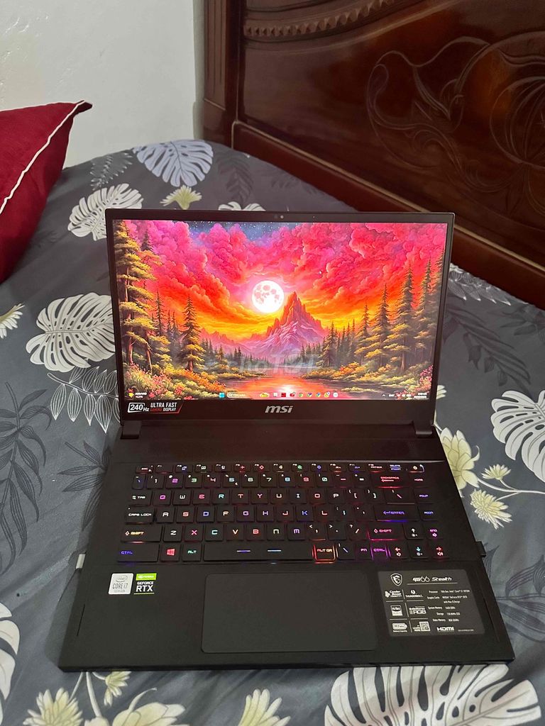 MSI Stealth GS66 RTX 2070 16GB/1TB Đen Còn Mới. Mua bán Laptop tại Huyện Mỹ Đức Hà Nội được đăng bởi Chương hình 1