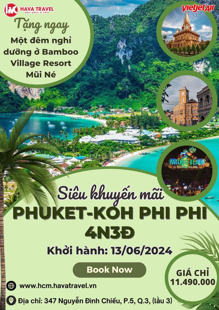 Phuket - Koh Phi Phi 4n3đ