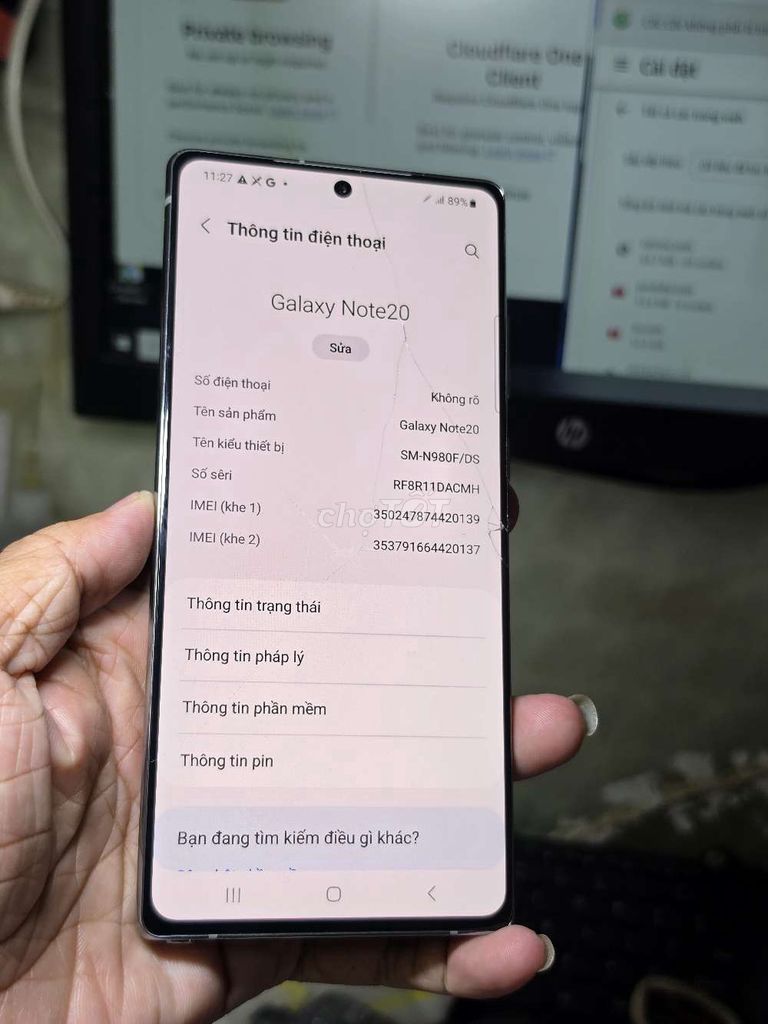  Galaxy Note20 256GB VN giá rẻ trải nghiệm . Mua bán Điện thoại tại Quận 8 Tp Hồ Chí Minh được đăng bởi Thiên Hòa mobile  hình 1