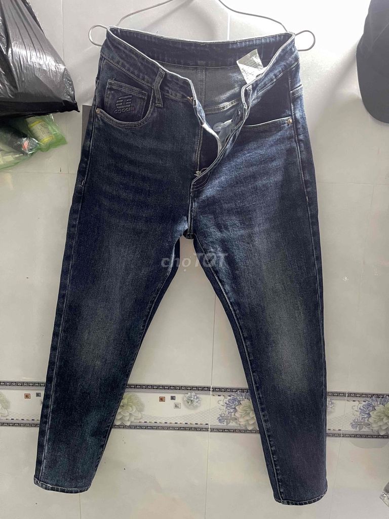 Quần jean nam xanh đậm size 31. Mua bán Quần áo tại Thành phố Buôn Ma Thuột Đắk Lắk được đăng bởi li bao hình 1