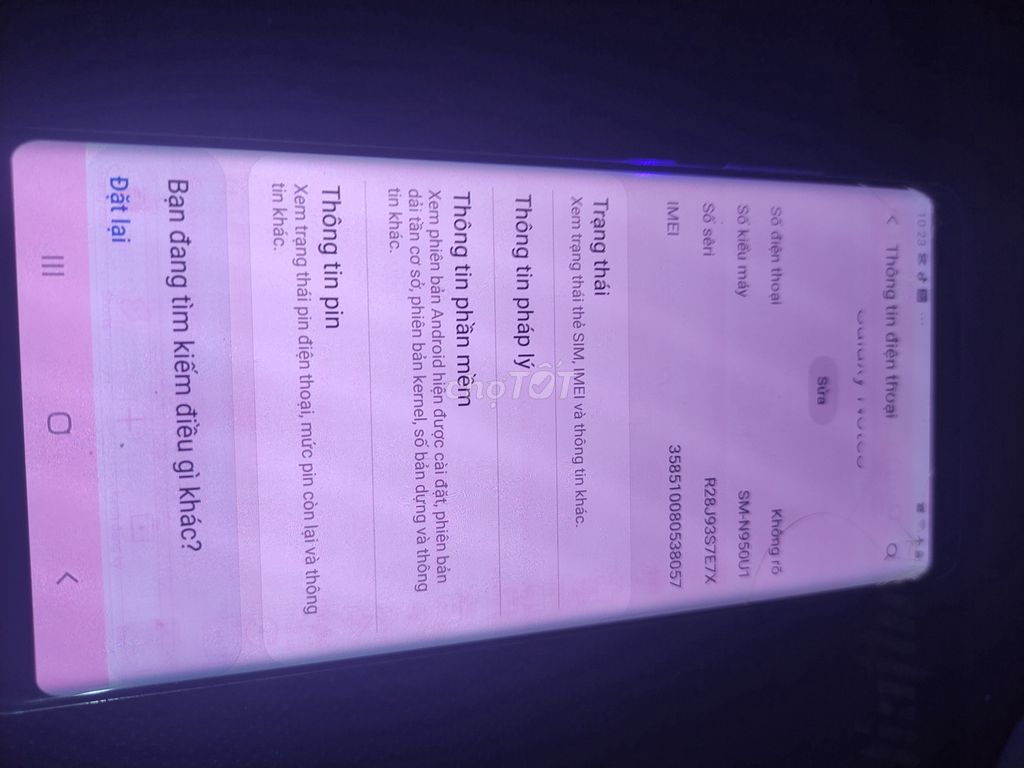 Samsung Note 8 256GB Vàng gold Mỹ. Mua bán Điện thoại tại Quận Tân Bình Tp Hồ Chí Minh được đăng bởi Sơn Nguyen hình 1