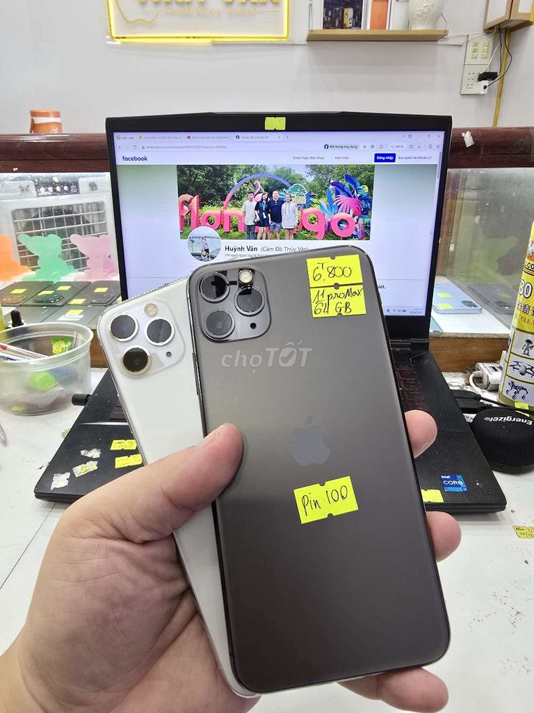iPhone 11 Pro Max 64GB . Mua bán Điện thoại tại Thành phố Long Xuyên An Giang được đăng bởi Facebook Cầm Đồ Thúy Vân hình 1