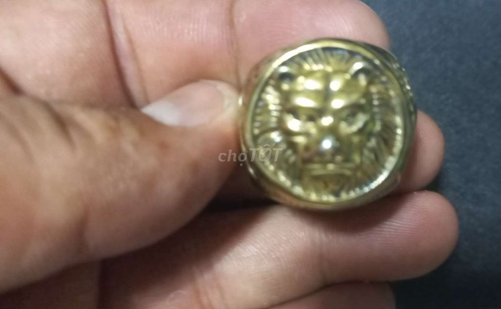 Nhẫn Nam Vàng 14K size 19-19.5. Mua bán Phụ kiện thời trang khác tại Quận 7 Tp Hồ Chí Minh được đăng bởi Vòng Tay Phật Pháp Phong Thủy Chất Lượng hình 1