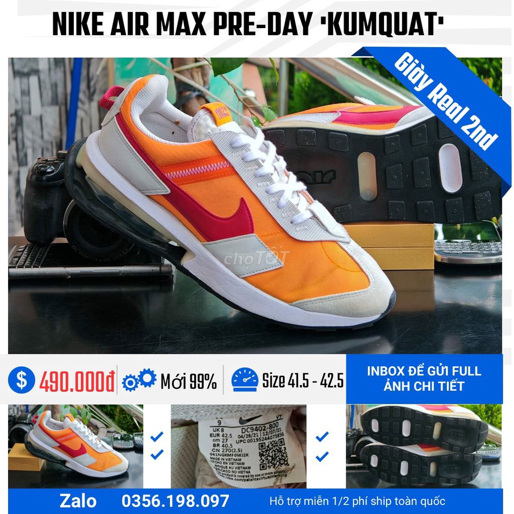 [CHÍNH HÃNG] [Mới 99%] Nike Air Max Pre-Day Unisex. Mua bán Giày dép tại Quận Hoàn Kiếm Hà Nội được đăng bởi chú CÔNG AN bán giày CHÍNH HÃNG hình 1