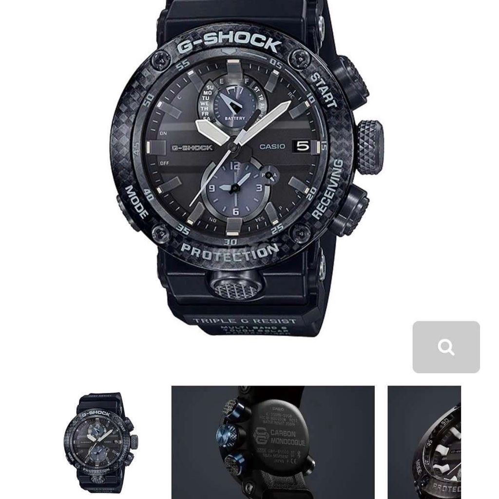 Đồng hồ Casio GWR-B100-1A Nam Đen. Mua bán Đồng hồ tại Thành phố Cà Mau Cà Mau được đăng bởi Saigon 1975 hình 1