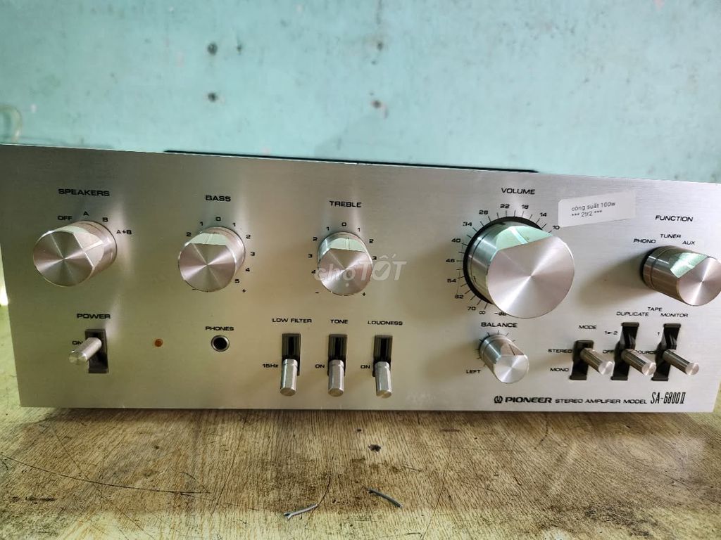 Amply Pioneer SA 6800ii Bạc 110W. Mua bán Tivi, Âm thanh tại Thành phố Buôn Ma Thuột Đắk Lắk được đăng bởi vinh  hình 1