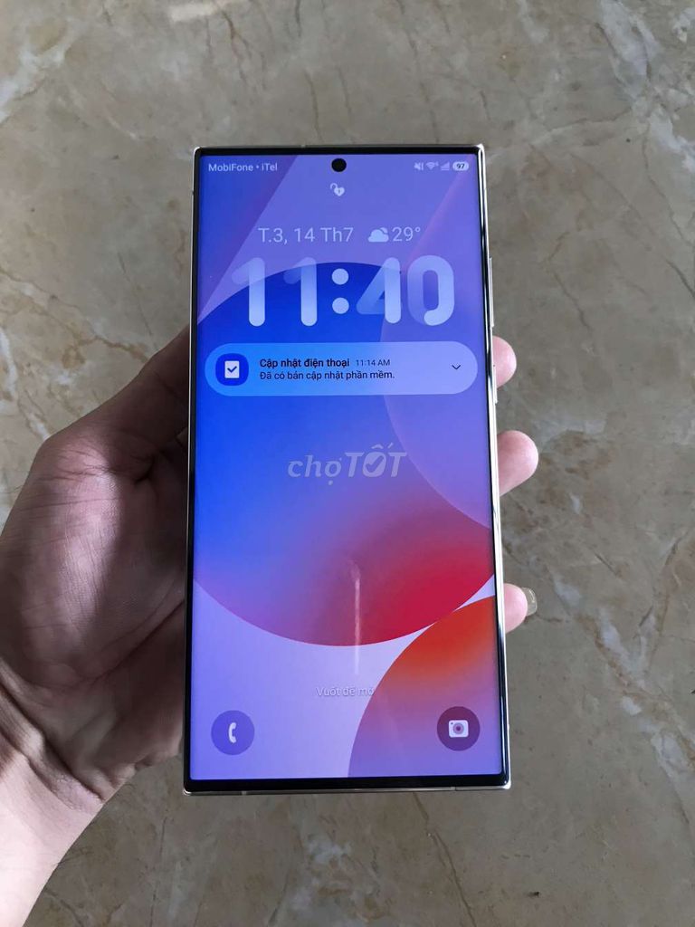 Samsung Galaxy S23 Ultra Trắng. Mua bán Điện thoại tại Huyện Châu Thành An Giang được đăng bởi Công Danh hình 1