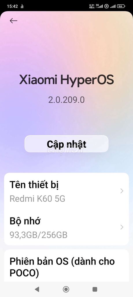 Xiaomi Redmi K60 5G 256GB 97%. Mua bán Điện thoại tại Quận Ngô Quyền Hải Phòng được đăng bởi Vũ Hiếu hình 1