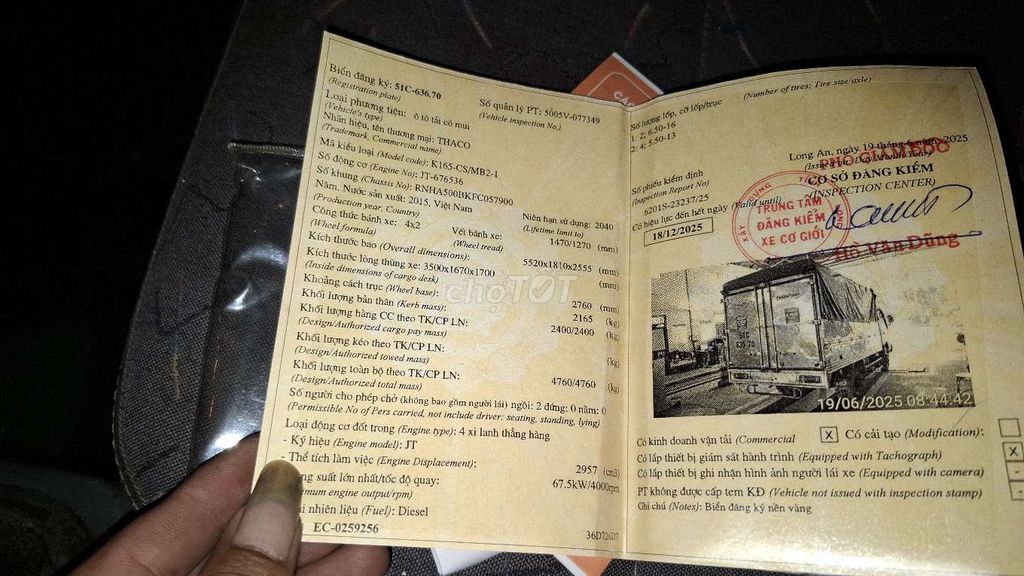 Đổi xe thanh lý k165. Mua bán Xe tải, xe ben tại Thành phố Mỹ Tho Tiền Giang được đăng bởi mua bán đồ thanh lý hình 6