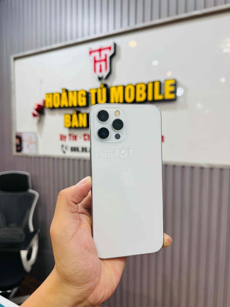 Apple iPhone 12 Pro Max 256GB Trắng. Mua bán Điện thoại tại Quận Liên Chiểu Đà Nẵng được đăng bởi Hoàng Tú MB hình 1