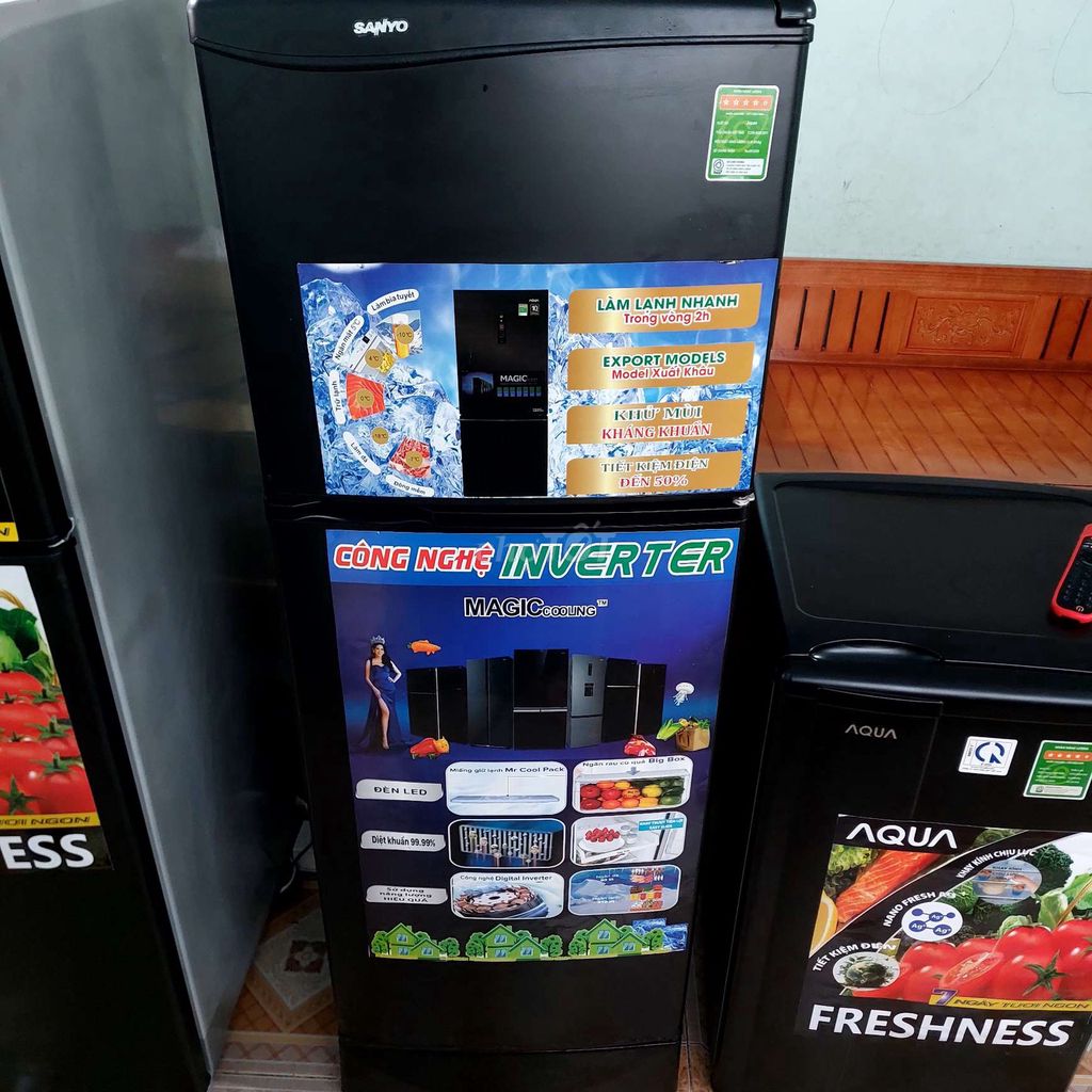 Tủ lạnh Sanyo 150L. Mua bán Tủ lạnh tại Quận Ninh Kiều Cần Thơ được đăng bởi ĐIỆN LẠNH HOÀNG KHẢI hình 1