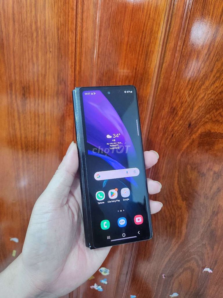Samsung Galaxy Z Fold 2 256GB Đen. Mua bán Điện thoại tại Quận 7 Tp Hồ Chí Minh được đăng bởi HaiDo Store   hình 1