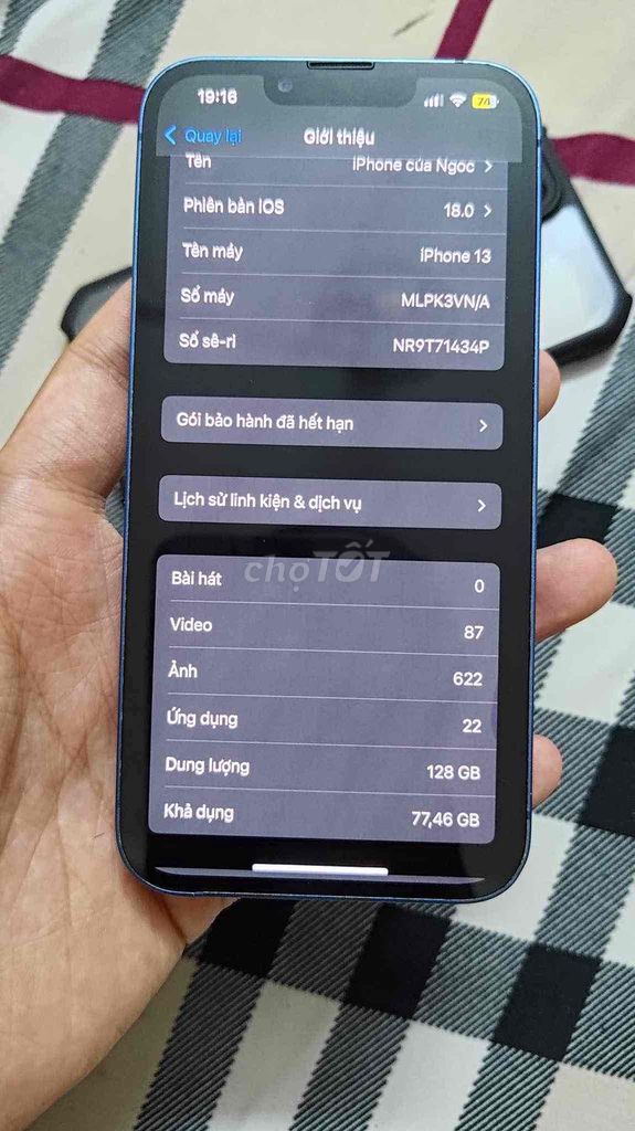 iphone 13 128gb VN giao lưu