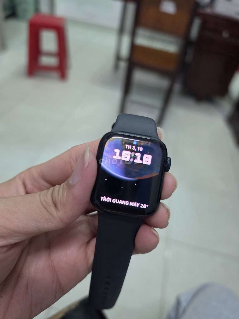 Apple Watch Series 8 Đen Đã sử dụng. Mua bán Thiết bị đeo thông minh tại Thành phố Tân An Long An được đăng bởi Nguyễn Thành Trung hình 1