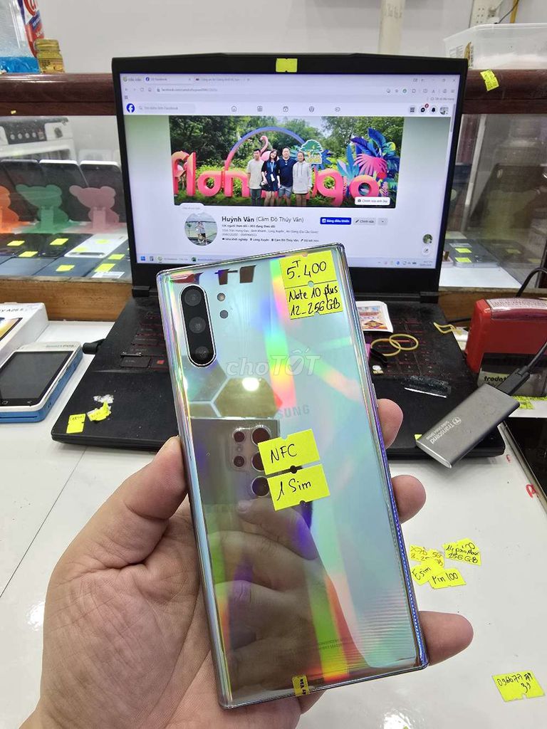 Samsung Note 10 Plus 256GB Đa sắc. Mua bán Điện thoại tại Thành phố Long Xuyên An Giang được đăng bởi Facebook Cầm Đồ Thúy Vân hình 1