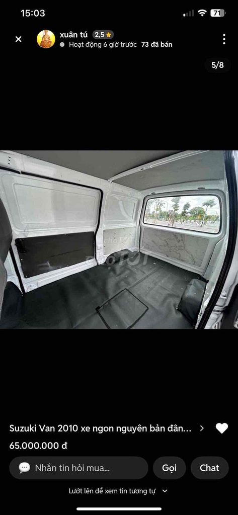 Suzuki Van 2010 Белый