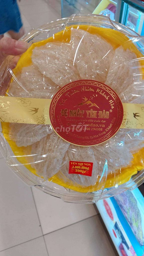 Yến sào Đệ Nhất Yến Đảo Khánh Hòa 100g. Mua bán Đồ ăn, thực phẩm và các loại khác tại Quận 6 Tp Hồ Chí Minh được đăng bởi nguyễn thị mỹ trinh hình 1
