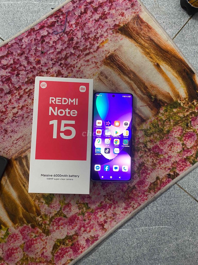 Xiaomi Redmi Note 15 128GB Xanh Dương. Mua bán Điện thoại tại Huyện Mê Linh Hà Nội được đăng bởi Nguyễn Văn Sơn hình 1