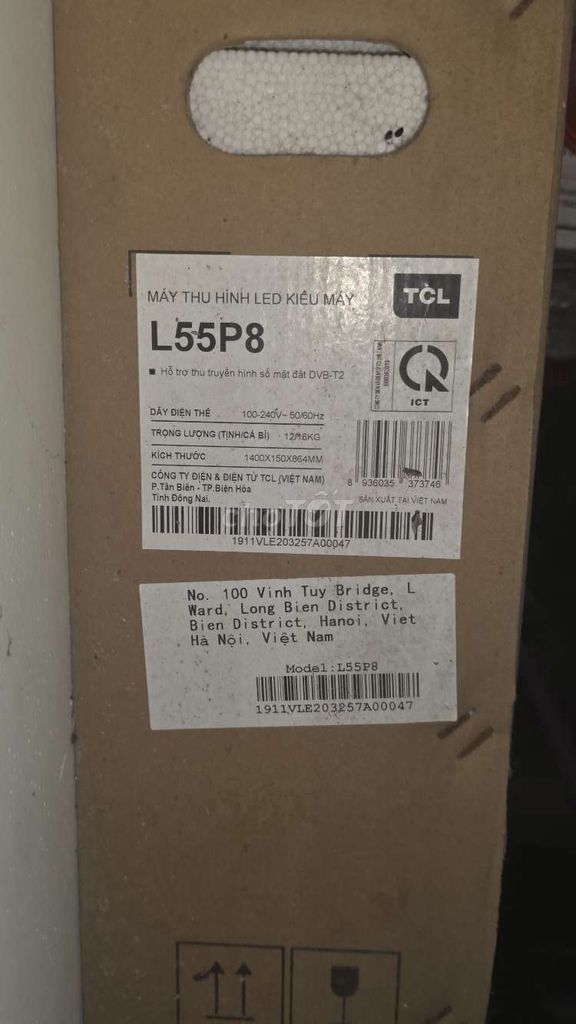 Tivi TCL L55P8 Hỏng. Mua bán Tivi, Âm thanh tại Quận Long Biên Hà Nội được đăng bởi A Hà hình 1