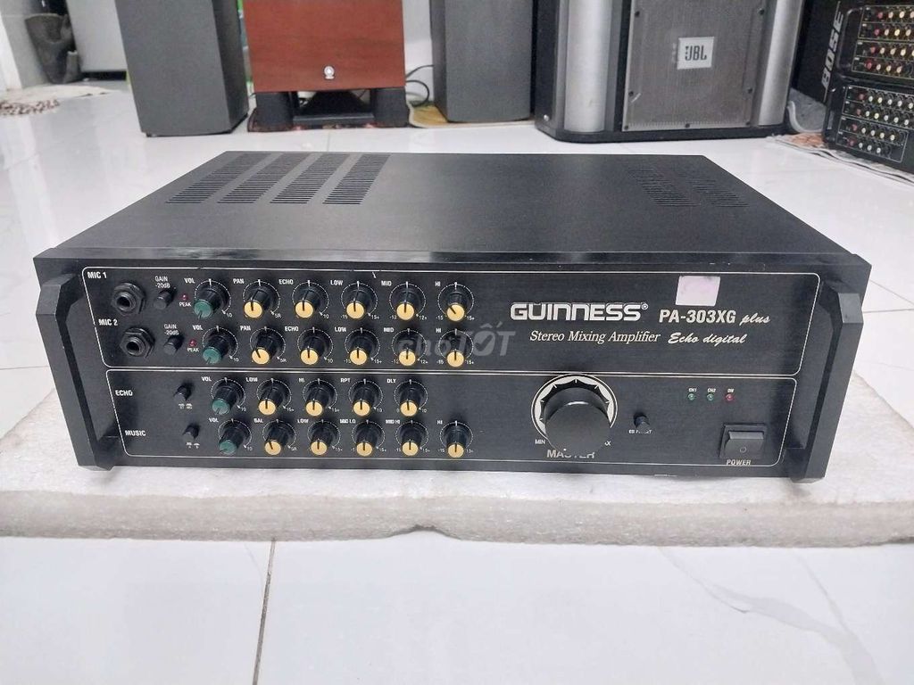 ❤️ Amply Guinness PA-303XG plus ( Madein Korea). Mua bán Tivi, Âm thanh tại Quận Gò Vấp Tp Hồ Chí Minh được đăng bởi KHO AMPLY LOA ÂM THANH BÃI XỊN GIÁ RẺ MR THẮNG  hình 1