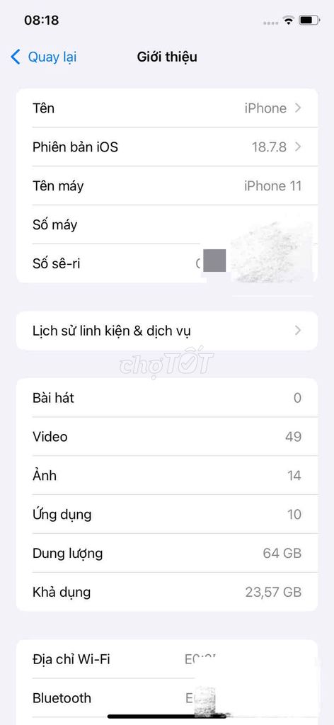 iPhone 11 64GB Việt Nam Đã sử dụng. Mua bán Điện thoại tại Huyện Long Thành Đồng Nai được đăng bởi Thư hình 1