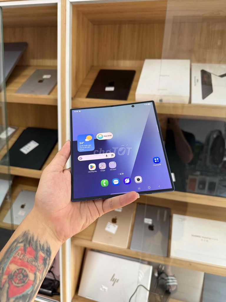 Samsung Fold 7 QTE 12GB/256GB Xanh Like New. Mua bán Điện thoại tại Quận Đống Đa Hà Nội được đăng bởi Hà Nội Mobile Bao Duyệt Nợ Xấu hình 1