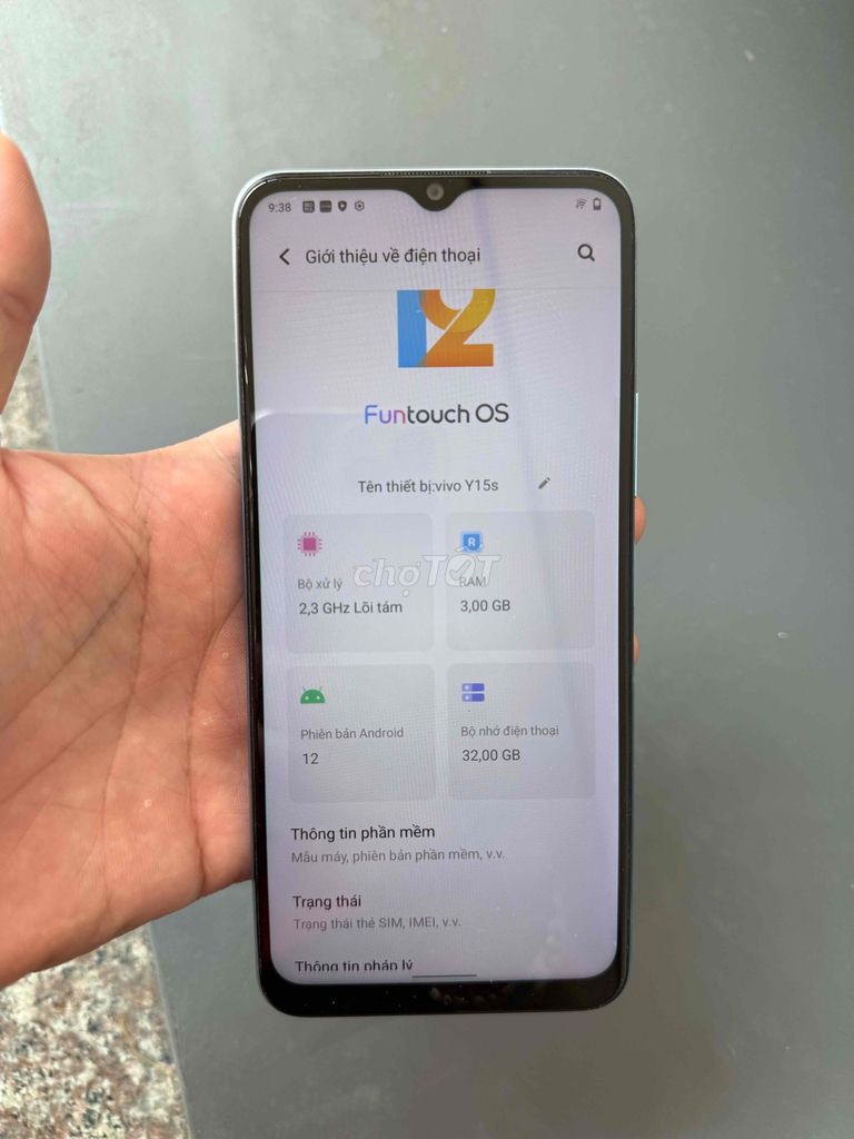Vivo Y15s 32GB Xanh. Mua bán Điện thoại tại Thành phố Phủ Lý Hà Nam được đăng bởi Hải Đăng hình 1