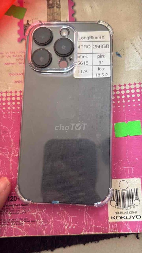 Apple iPhone 14 Pro 256GB Xám Mới Nguyên Seal. Mua bán Điện thoại tại Quận Cầu Giấy Hà Nội được đăng bởi Long blue 9x hình 1