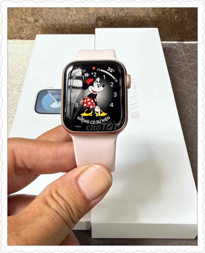 Apple Watch S-5-40 Nhôm Hồng gold gps zin 100%. Mua bán Thiết bị đeo thông minh tại Quận 11 Tp Hồ Chí Minh được đăng bởi Nguyễn Khương hình 1