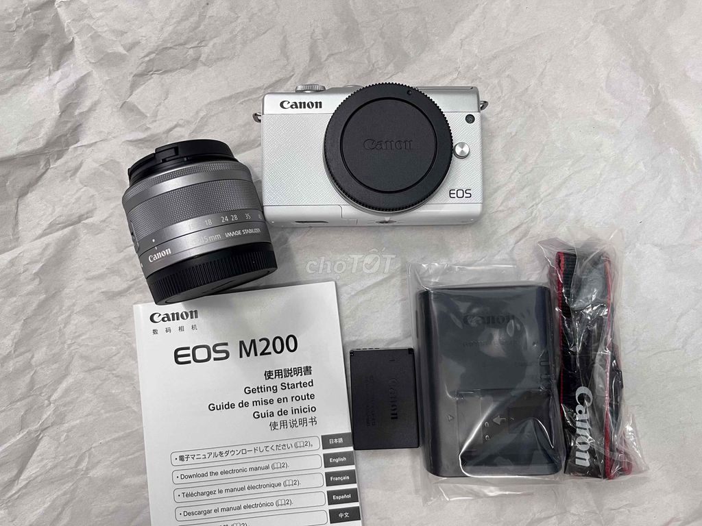 Canon M200 + kit ( new không hộp )