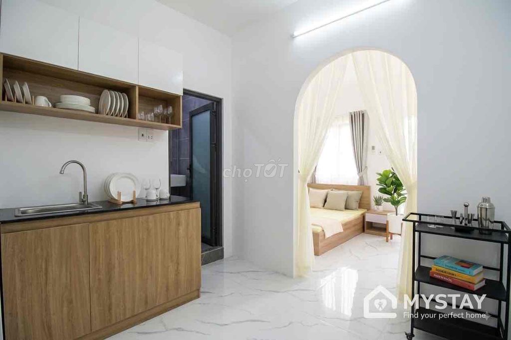 CĂN HỘ 1 PHÒNG NGỦ/STUDIO tại TRẦN MAI NINH 35M2 bancol