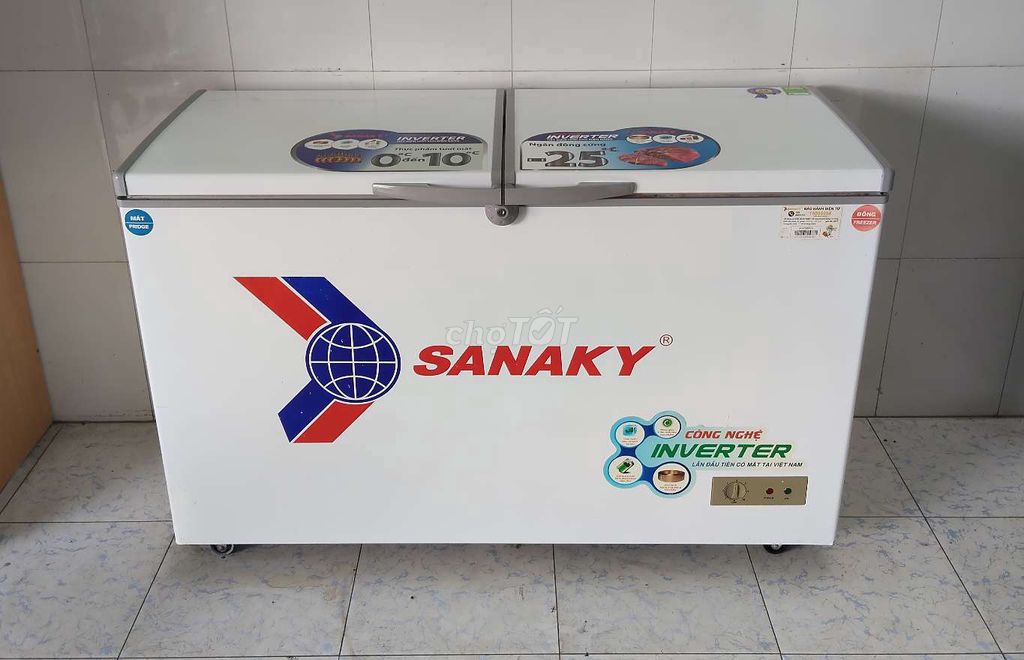 Tủ đông mát Sanaky 400 lít Inverter. Mua bán Tủ lạnh tại Thành phố Dĩ An Bình Dương được đăng bởi DUY ANH hình 1