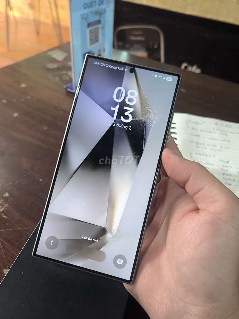 Samsung S24 Ultra 256GB Titanium Gray 99%. Mua bán Điện thoại tại Thành phố Thủ Dầu Một Bình Dương được đăng bởi Việt Phê hình 1