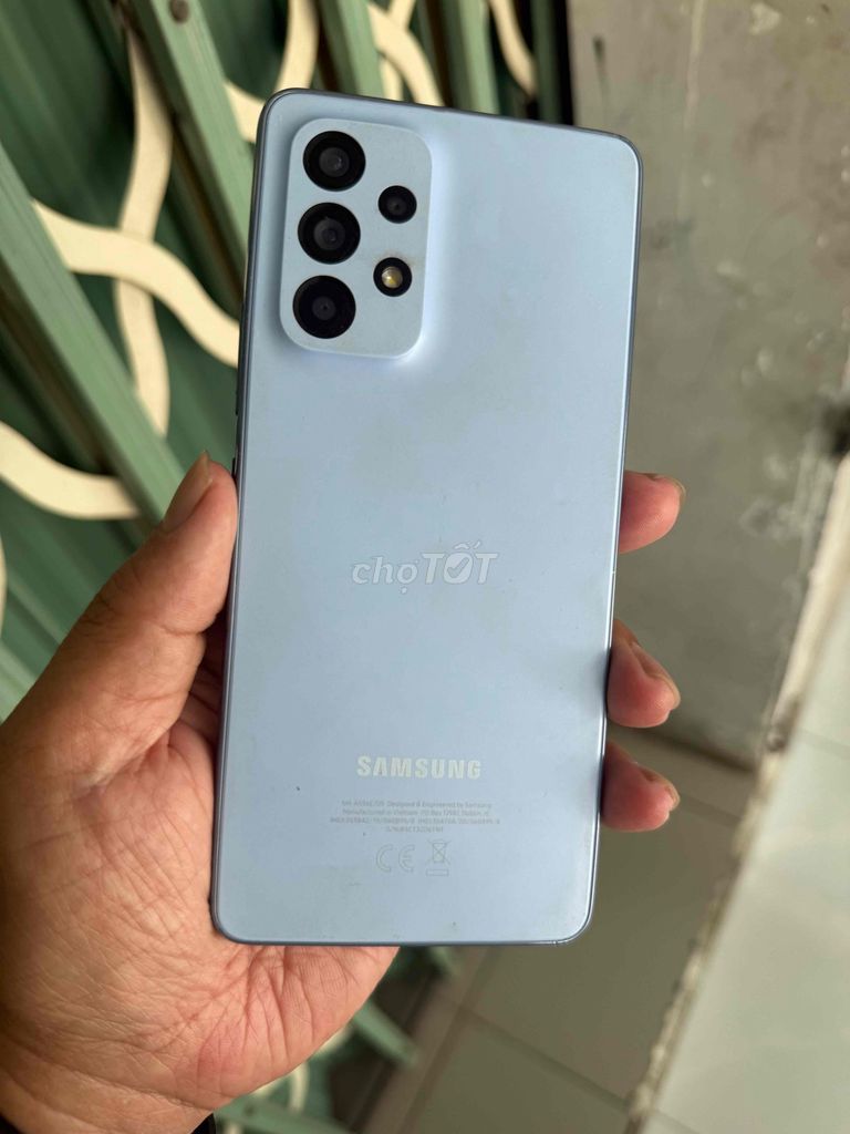 Samsung Galaxy A53 5G Xanh nhạt Nguyên zin. Mua bán Điện thoại tại Thành phố Thủ Dầu Một Bình Dương được đăng bởi Phú hình 1