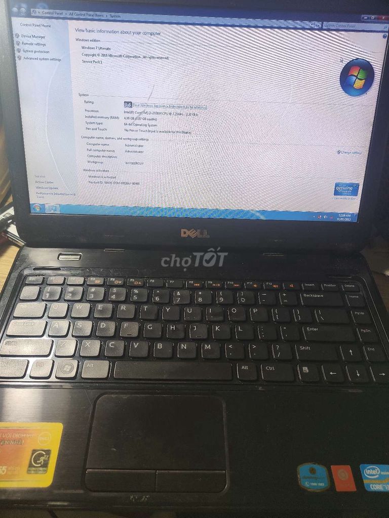 Dell Inspiron 3420 i3 4GB Hỏng. Mua bán Laptop tại Thành phố Long Xuyên An Giang được đăng bởi Huỳnh Nam   hình 1