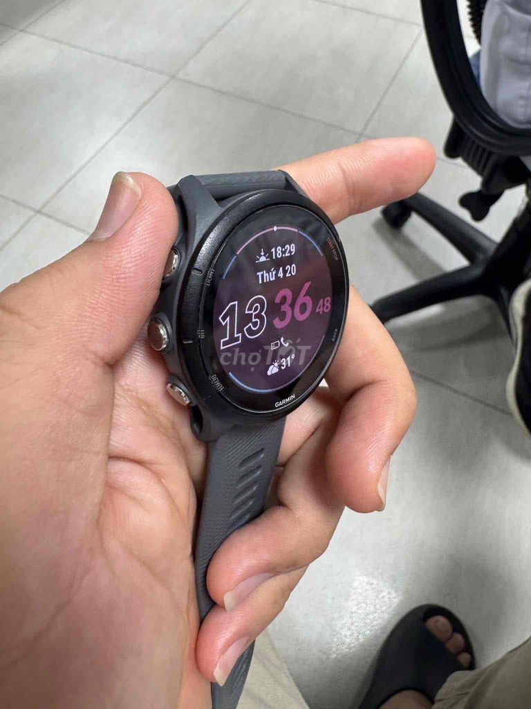 Garmin Forerunner 255 45mm Xám. Mua bán Thiết bị đeo thông minh tại Huyện Văn Lâm Hưng Yên được đăng bởi Ryoma hình 1