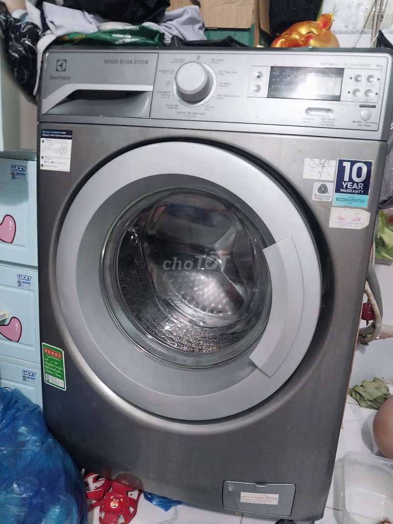 Máy giặt Electrolux 8kg Xám. Mua bán Máy giặt tại Quận Bình Tân Tp Hồ Chí Minh được đăng bởi chuột hình 1