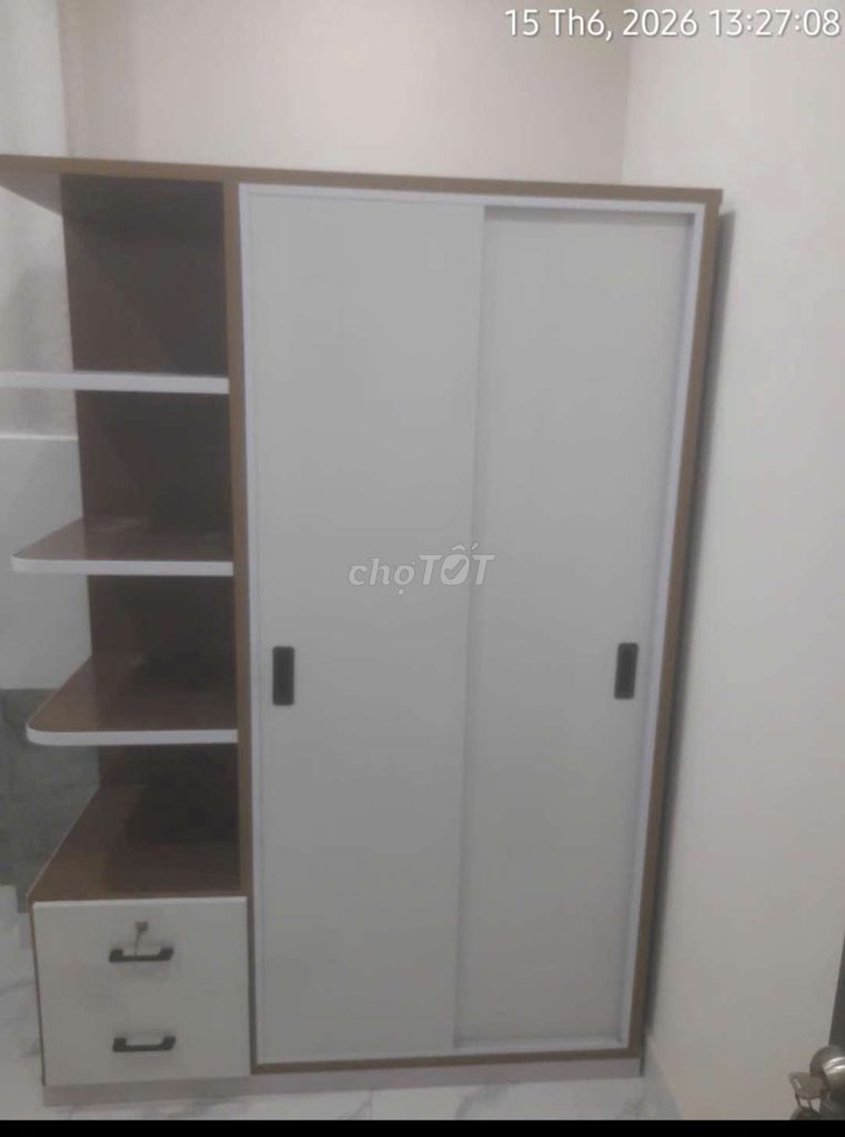 TỦ NHỰA LÙA 2 CÁNH 1 KỆ KHUNG ÓC CHÓ CÁNH TRẮNG. Mua bán Tủ, kệ gia đình tại Thành phố Biên Hòa Đồng Nai được đăng bởi Tủ nhựa đài loan hoàng quân hình 1
