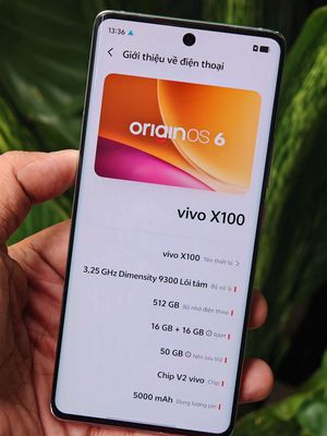 Vivo X100 16/512 máy zin đẹp, hoàn hảo chức năng