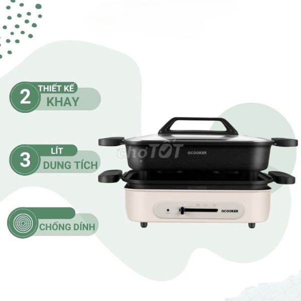 Nồi lẩu nướng đa năng Xiaomi Qcooker HGX1