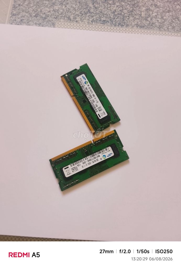 RAM Laptop Samsung DDR3 2GB 10600S. Mua bán Linh kiện (RAM, Card...) tại Huyện Hoài Ân Bình Định được đăng bởi Koi Soda hình 1